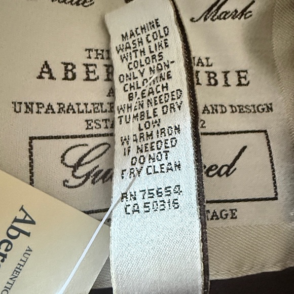 Abercrombie & Fitch Vintage Military-Style Utility Jacket Brown Women’s M New - Picture 13 of 13